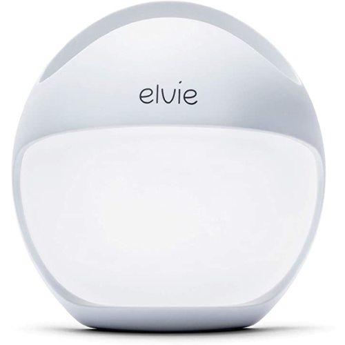 Elvie Curve Manual Wearable Breast Pump | Hands-Free, Kick-Proof, Portable Silicone Pump Worn in-Bra for Gentle, Natural Expression for Up to 4oz of Milk