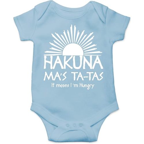 CBTwear Hakuna Ma's Ta Baby Bodysuit Adorable Infant Unisex Romper Clothing Boy Girl Newborn Outfit
