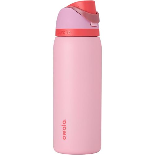 Owala FreeSip Stainless Steel Water Bottle 32 oz Angel Food Cake