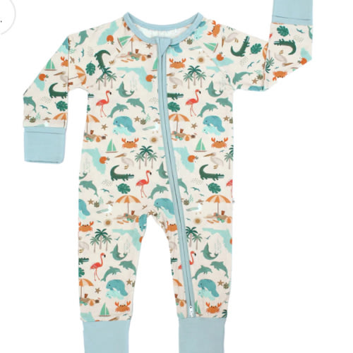 Explore Florida Bamboo Convertible Baby Pajamas – Emerson and Friends