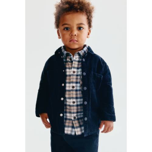 SIZE 6-9 MONTHS - COTTON CORDUROY SHIRT