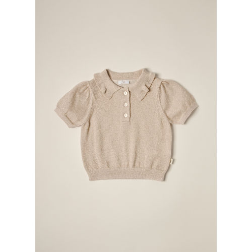 Polo tricot in puro cotone IANA neonata