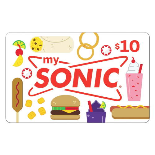 Sonic $10 Gift Card