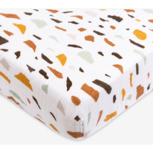 Babyletto Mini Crib Sheet in GOTS Certified Organic Muslin Cotton