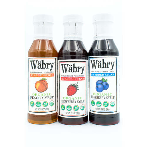 3 Pack of No Added Sugar syrup for pancakes and waffles