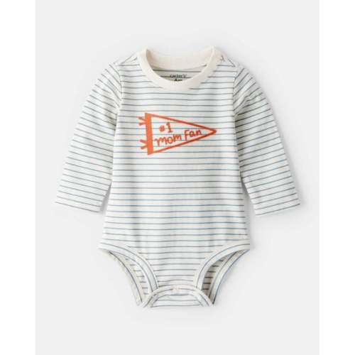 Baby Boy Mom Fan Long-Sleeve Graphic Bodysuit | Carter's