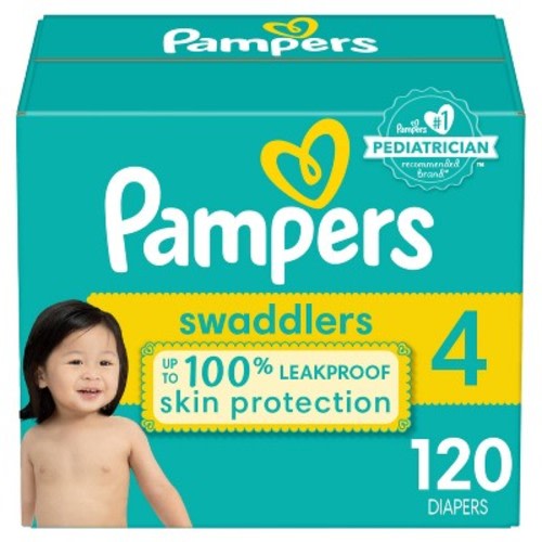 Pampers Swaddlers Active Baby Diapers Enormous Pack - Size 0 - 140ct