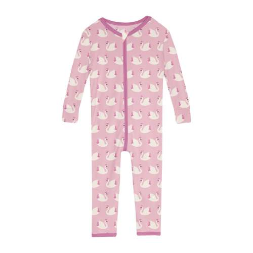 Print Convertible Sleeper with Zipper in Cake Pop Swan Princess