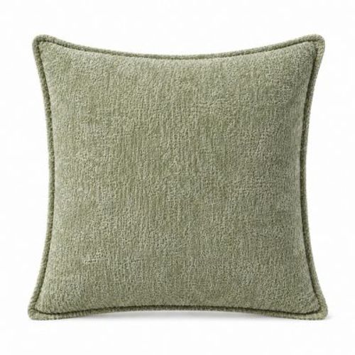 Alilang Textured Decorative Throw Pillow Cover Piped Edge Accent Cushion for Sofa Bed Chair - Green