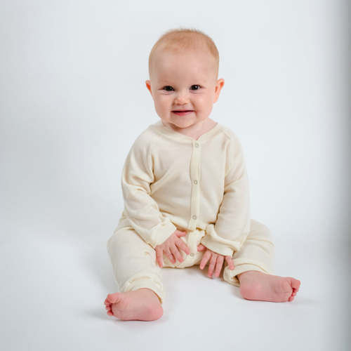 HOCOSA Organic Wool/Silk Baby Overall for Baby/Toddler – Danish Woolen Delight