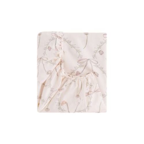 Bows & Butterfly Kisses Crib Sheet