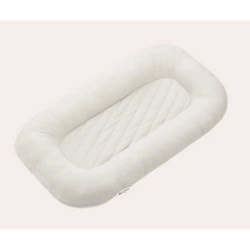 Ultra-Soft Striped Infant Lounger Bed