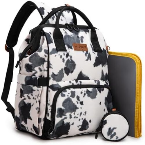 Montana West Wrangler Diaper Bag Backpack Aztec Callie Bag Travel Backpack Purses Western Multi-Function Baby Bags for Mom