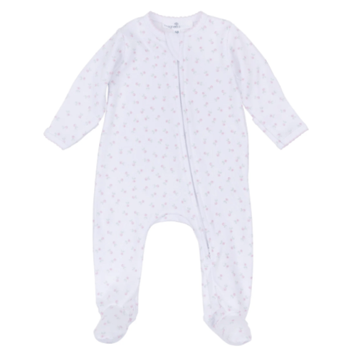 Juliette's Classics Print Zip Footie