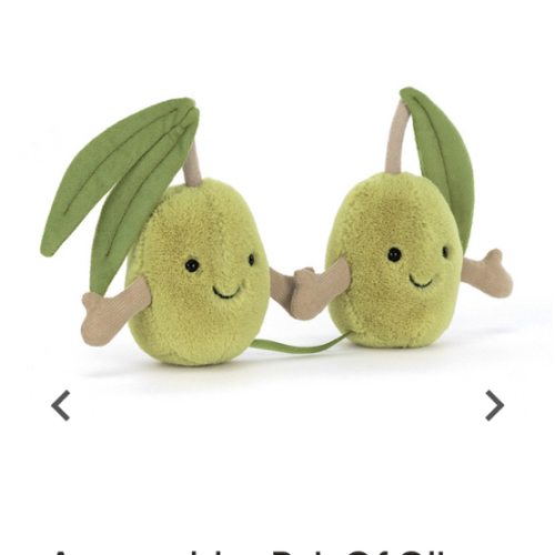 Jelly Cat Pair of Olives Amuseables