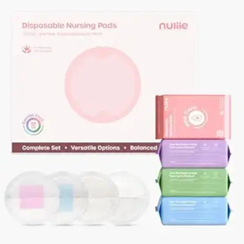 Nuliie 100 PCS Disposable Nursing Pads for First-Time Buyers to Find Match