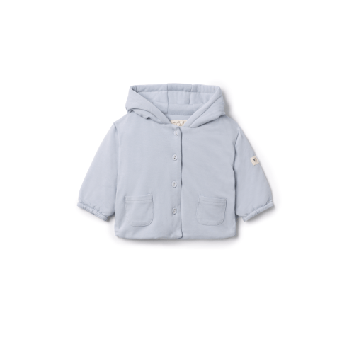 Boy Front Button Pocket Puff Jacket