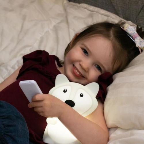 Fox Nightlight, White - LumiPets | Maisonette