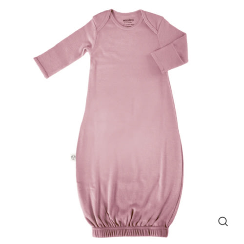 Merino Wool Baby Gown |Natural Merino Wool Baby Sleepwear – Woolino