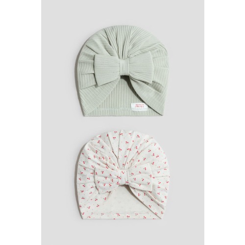 2-pack Knot-detail Hats