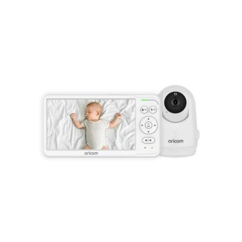 Oricom SC640 6″ Video Baby Monitor with Motorised Pan Tilt Zoom - White