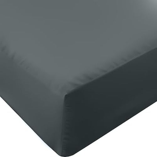 Utopia Bedding Queen Fitted Sheet - Bottom Sheet - Deep Pocket - Soft Microfiber - Shrinkage and Fade Resistant - Easy Care -1 Fitted Sheet Only (Grey)