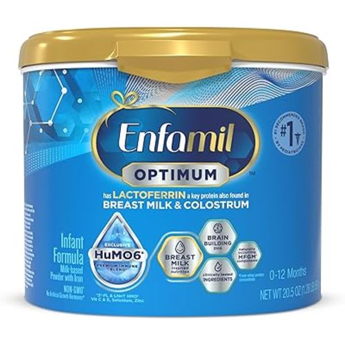 Enfamil Optimum (Enspire), Immune-Supporting Lactoferrin and Brain-Supporting DHA Baby Formula, Our Closest Formula to Breast Milk - Powder 20.5 Oz Tub
