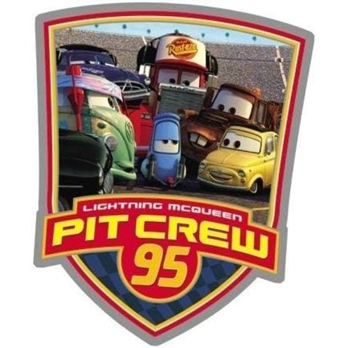 5 Inch Pit Crew 95 Lightning McQueen Wall Decal Sticker Disney Pixar Cars 3 Movie Removable Peel Self Stick Adhesive Vinyl Decorative Art Room Home Decor Kids Room Racing Decor 4 1/2 by 5 1/2 inch