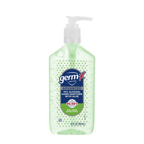 Germ-X Advanced Hand Sanitizer, with Aloe, 12 oz