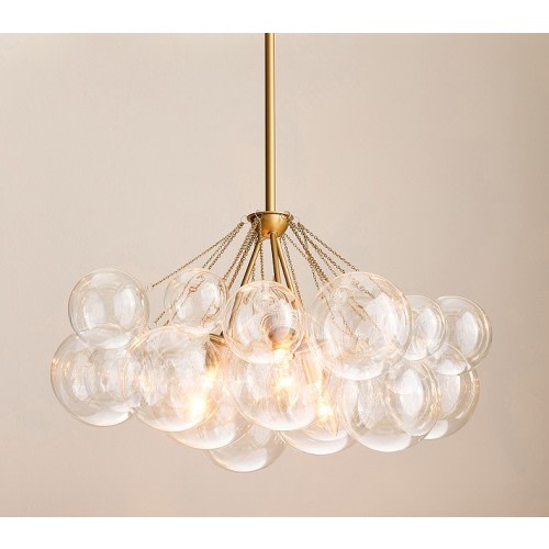 Clear Bubble Chandelier (22")
