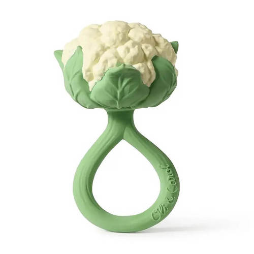 Natural Rubber Rattle Cauliflower