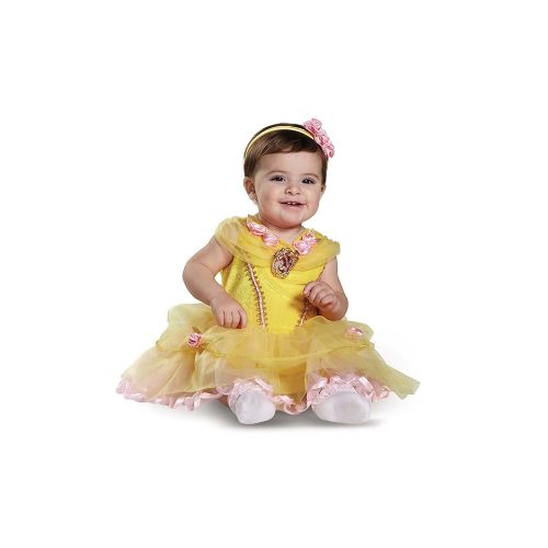 Disguise Baby Girls' Belle Infant, Yellow, (12-18 mths)