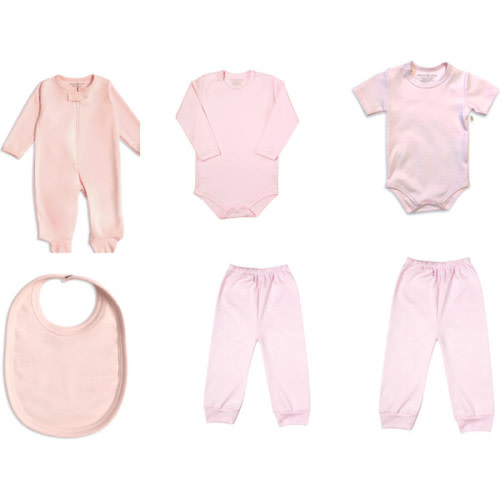 Pink Baby Essentials Gift Box, Set of 6 - Snuggles n Cuddles | Maisonette