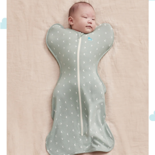 Swaddle Up™ 1.0 TOG Cotton Olive Moon