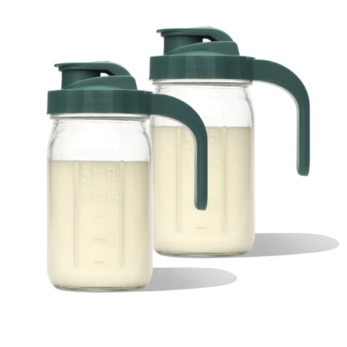 Glass Breast Milk Pitcher Duo – Willow Pump