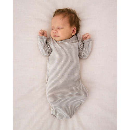 Dove Gray Stripe Infant Gown – Little Sleepies