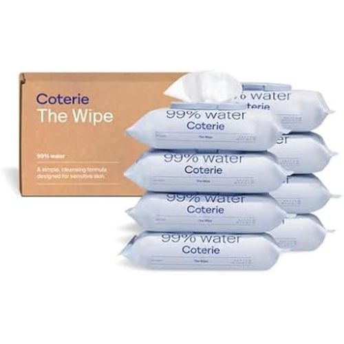 Coterie Baby Wipes for Sensitive Skin, 8-Pack (448 Count)