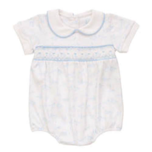 Little Duckling | Short Sleeve Smocked Bubble – Baby Dunn