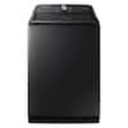 Samsung 5.5 cu.ft. Extra-Large Capacity Smart Top Load Washer with Super Speed in Brushed Black WA55CG7100AV