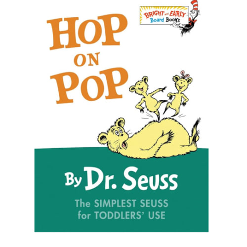 Hop on Pop: The Simplest Seuss for Youngest Use (Bright & Early Board Books)