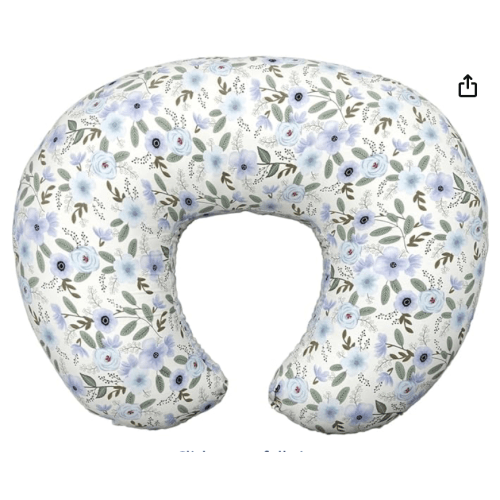 x-vesolje Nursing Pillow, Breastfeeding Pillow with Removable Cover, Ergonomic Breast Feeding Pillow, Baby Feeding Support Pillow for Mom Easier Breastfeeding- Original Size/Leaves