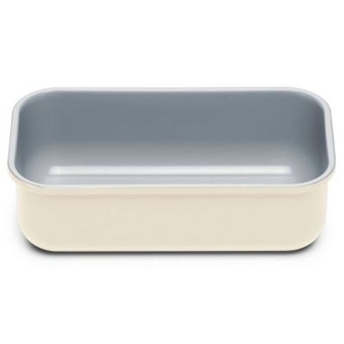 Caraway Home 4.49" Nonstick Ceramic Loaf Pan Cream: Bread Loaf Pan, Aluminized Steel, Hand Wash, Caraway Bakeware