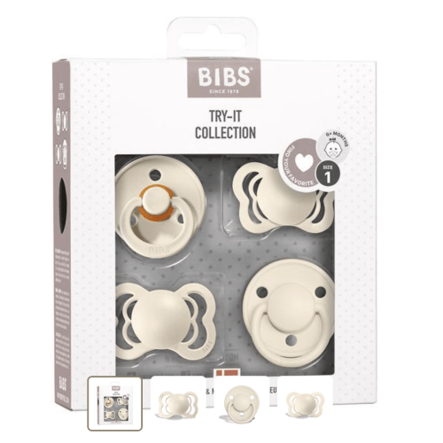 BIBS Try-It Collection - 4pk - Size 1 - Ivory