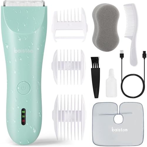 Baby Hair Clippers, Quiet & Dual-Mode Hair Cutting for 0-12, Waterproof Rechargeable & Cordless Hair Trimmer for Infant Toddler & Kids