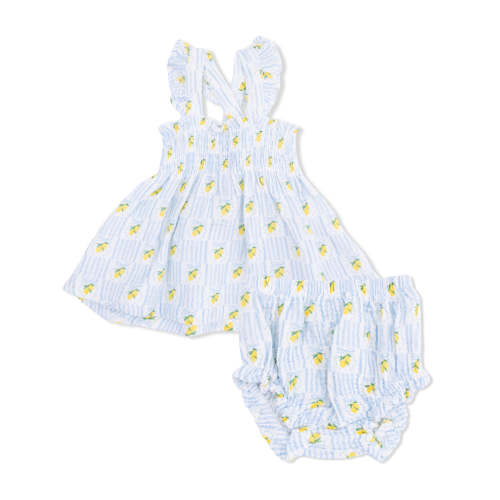 Angel Dear Lovely Lemons Smocked Top with Bloomer – zukababy