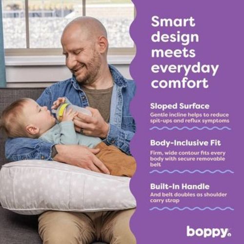 Boppy Uplift Nursing Pillow - Tan Pebbles