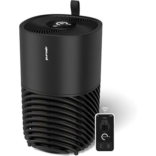 PuroAir 130i Smart Air Purifier for Home Large Rooms - Covers Up To 600 Sq Ft - Filters Up To 99.9% of Pollutants, Smoke, Pollen, Dust - Quiet Air Filter - Air Purifiers for Bedroom