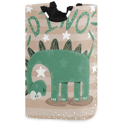 senya Cute Dinosaur Large Storage Basket Collapsible Organizer Bin Laundry Hamper for Nursery Clothes Toys