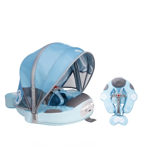 Mambobaby Pool Float Sea Lion with Canopy and Tail  Seal Splash