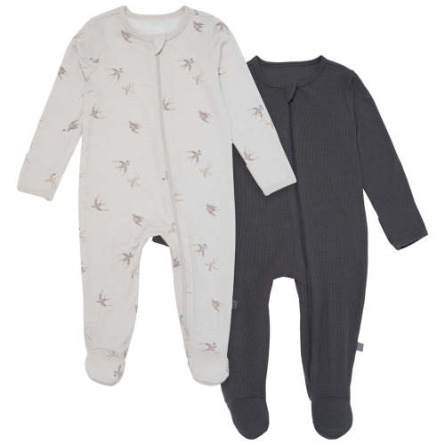 2-Pack Baby Neutral Sparrows Sleep 'N Plays With Mitten Cuffs – Gerber Childrenswear